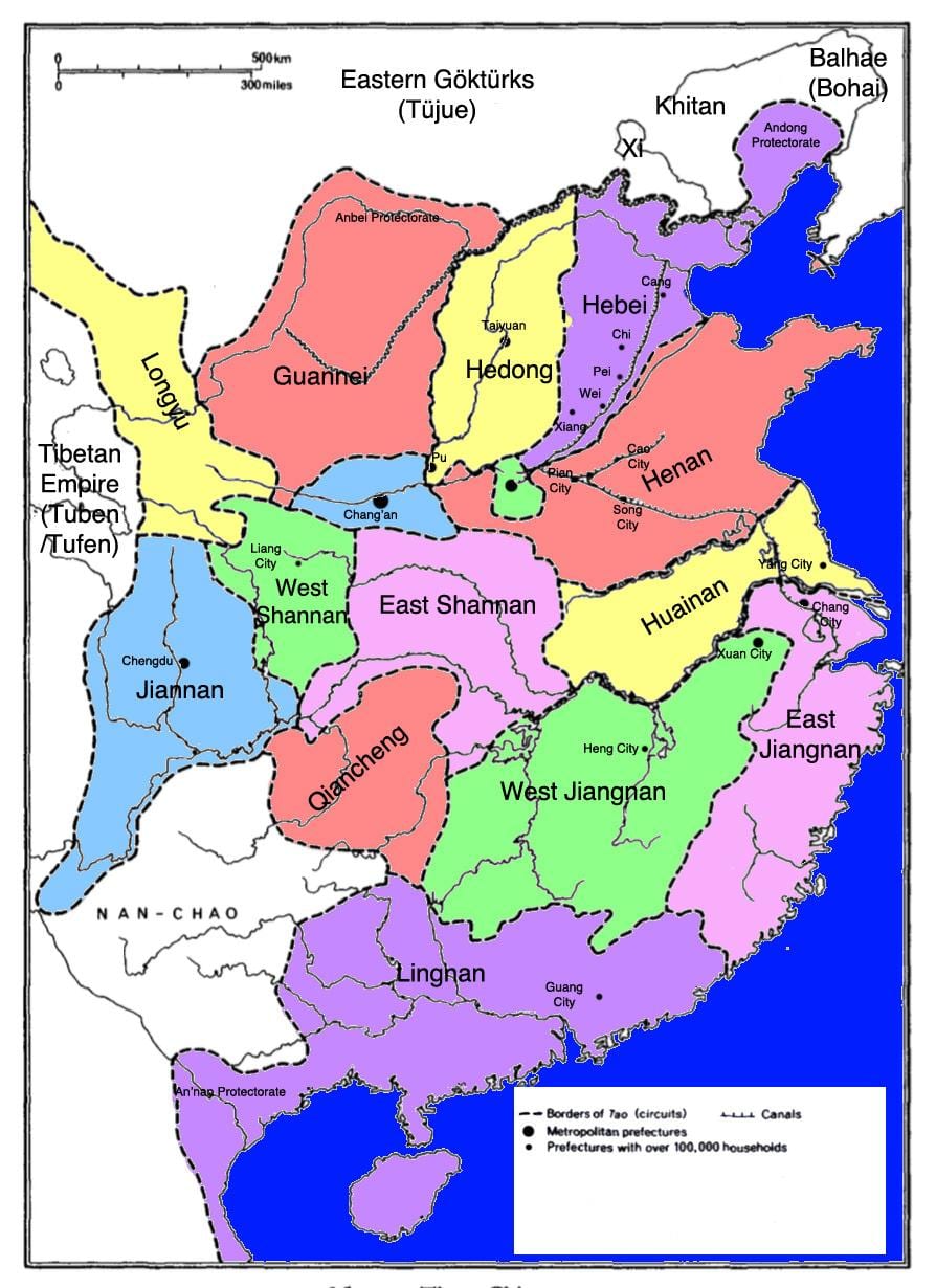 China mapa história