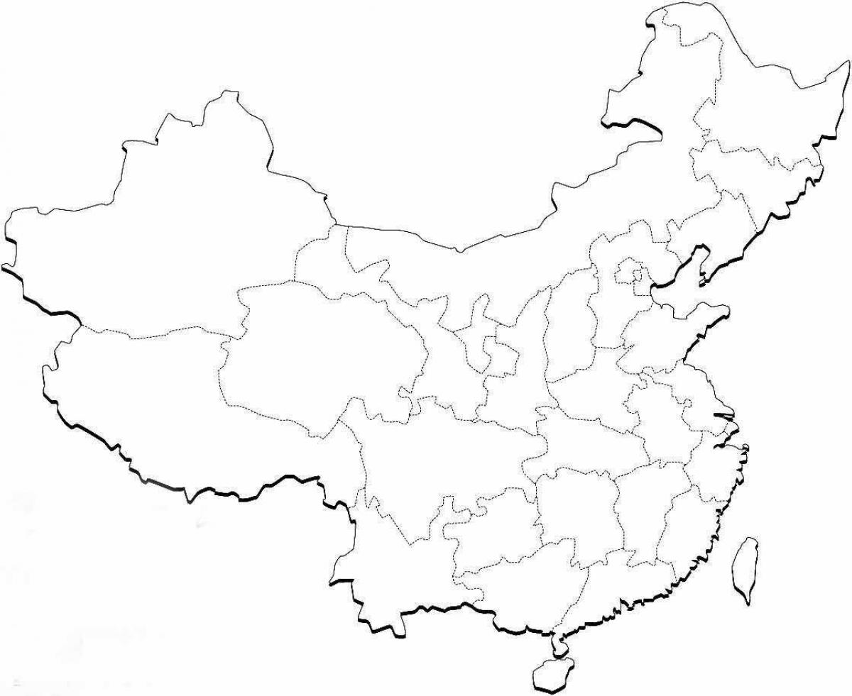 mapa da China quiz