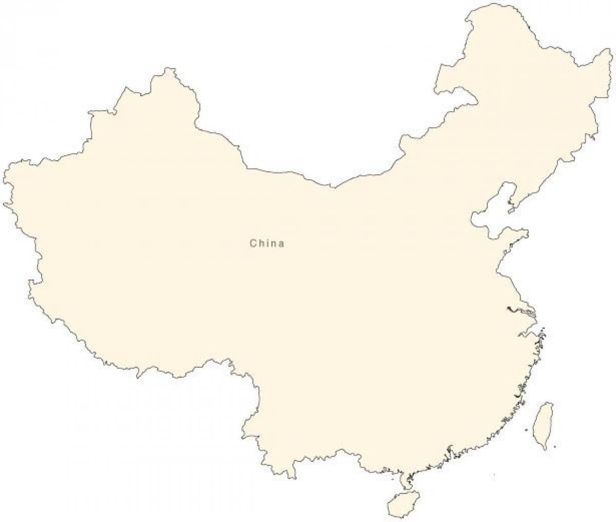 China simples mapa