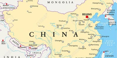 China capital mapa
