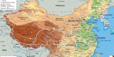 Mapa na China
