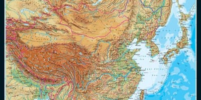 Fisiográfica mapa China