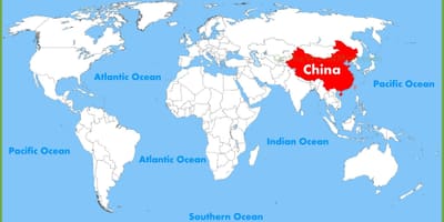 Mapa da China