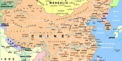 Chine mapa