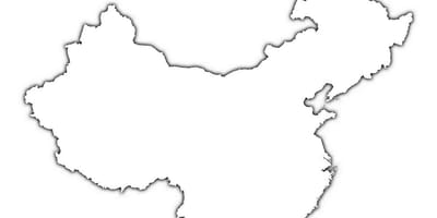 Mapa de contorno China